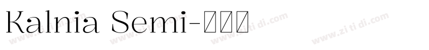 Kalnia Semi字体转换